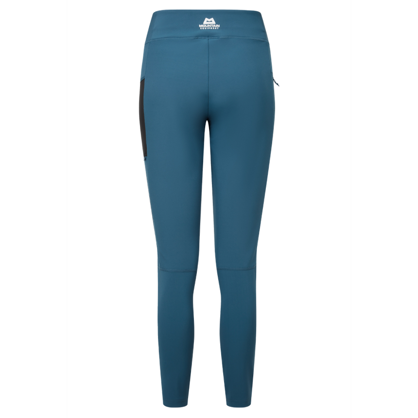 Mountain Equipment Sonica Women's Tight in Majolica Blue - Front Flat