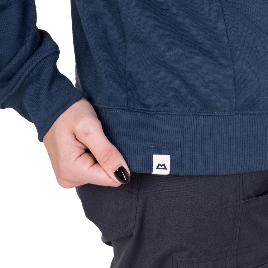 Mountain Equipment Stonescape Women's Sweat in Dusk - Rib knit cuff detail