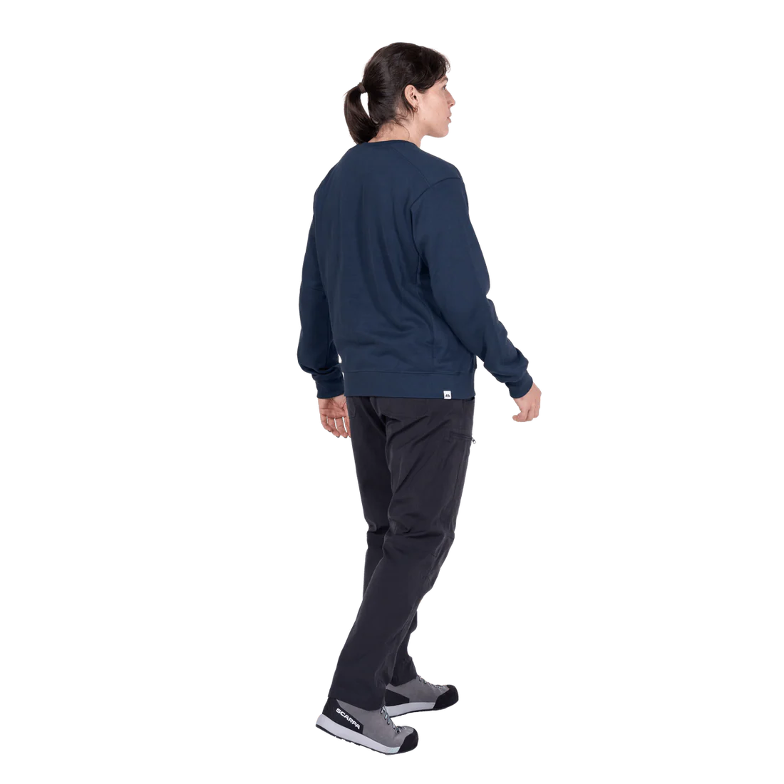 Mountain Equipment Stonescape Women's Sweat in Dusk - Side model view