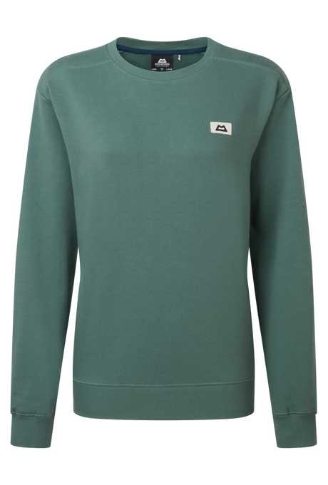 Mountain Equipment Stonescape Women's Sweat in Sea Pine - Front flat lay