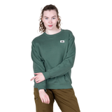 Mountain Equipment Stonescape Women's Sweat in Sea Pine - Front full length model view alternate