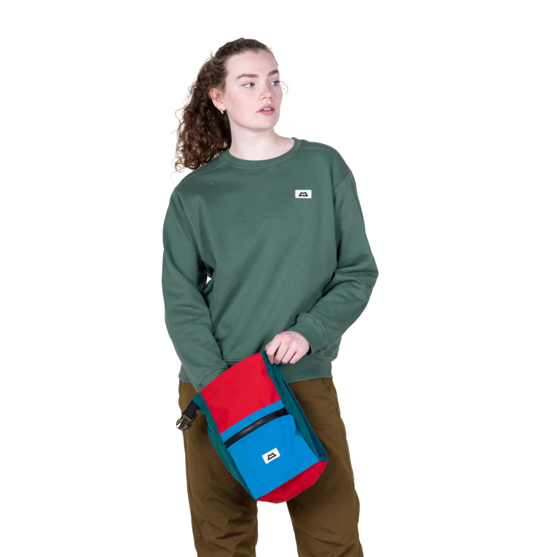 Mountain Equipment Stonescape Women's Sweat in Sea Pine - Front full length model view
