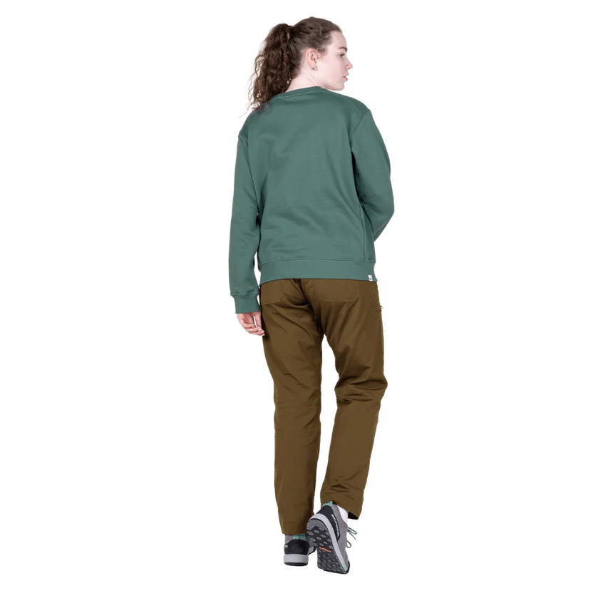 Mountain Equipment Stonescape Women's Sweat in Sea Pine - Front model view