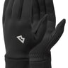 Mountain Equipment Stretch Fleece Glove in Black - Front Product Shot