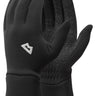 Mountain Equipment Stretch Fleece Grip Women's Glove in Black - Front Product Shot