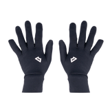 Mountain Equipment Stretch Fleece Grip Women's Glove in Black - Palm and Back of Hand