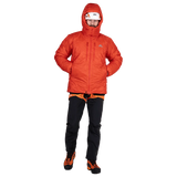 Mountain Equipment Super Oreus Men's Jacket in Magma - Front, worn 2