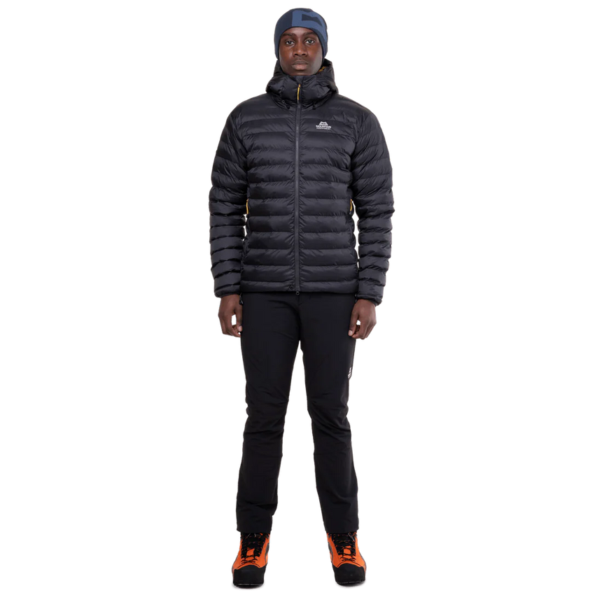 Mountain Equipment Superflux Men's Jacket in Obsidian - Clearance - Full Length Front
