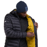 Mountain Equipment Superflux Men's Jacket in Obsidian - Clearance - Hand Pocket
