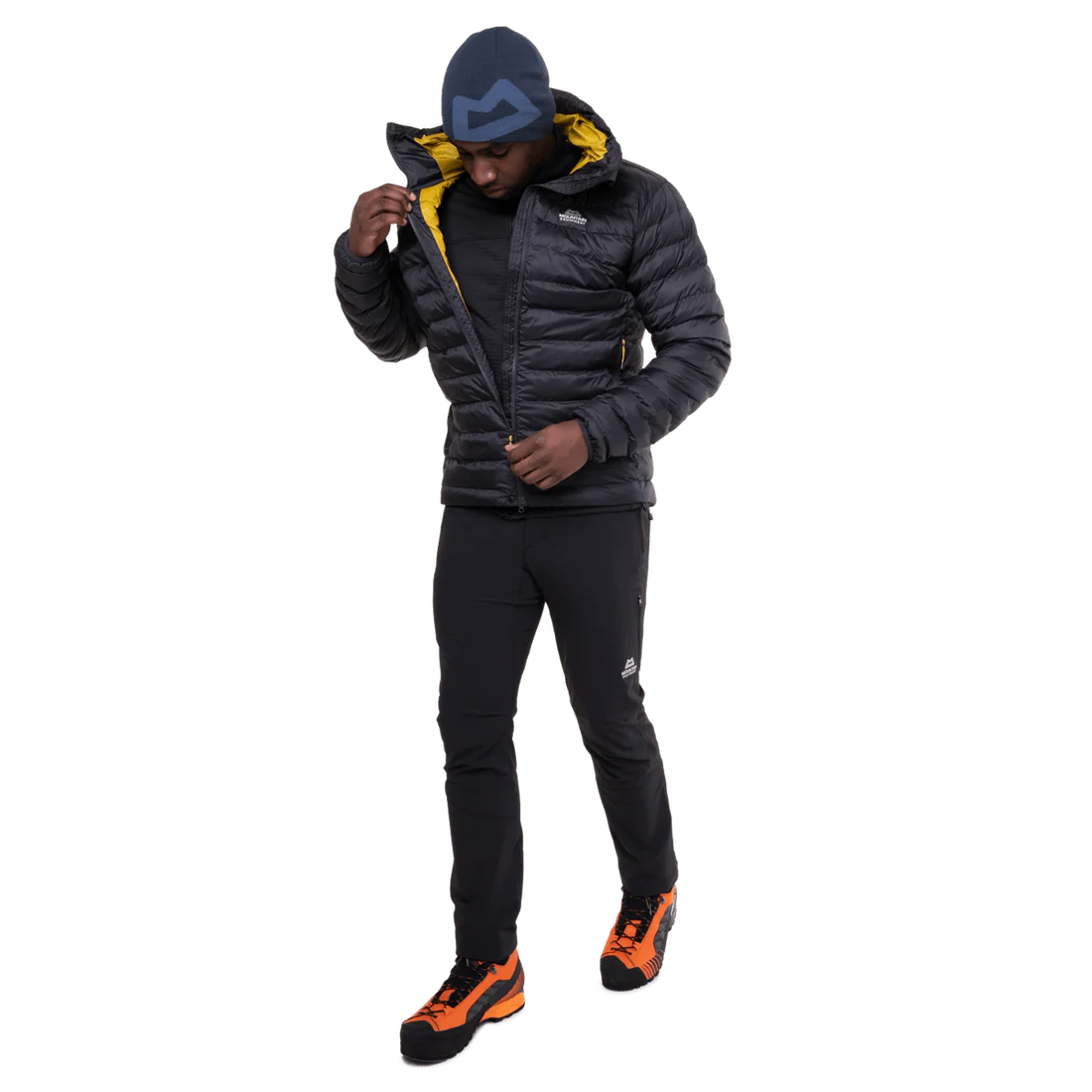 Mountain Equipment Superflux Men's Jacket in Obsidian - Clearance - Walking Front