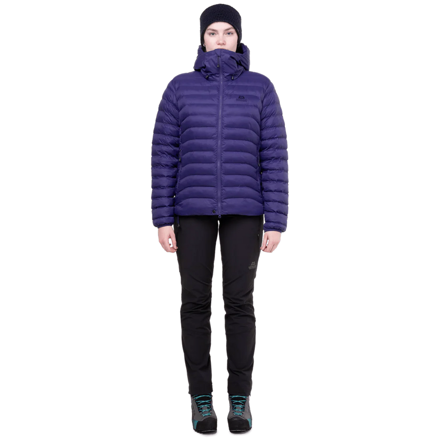 Mountain Equipment Superflux Women's Jacket in Amethyst/Cosmos - Full Length Front
