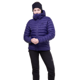 Mountain Equipment Superflux Women's Jacket in Amethyst/Cosmos - Full Length Side