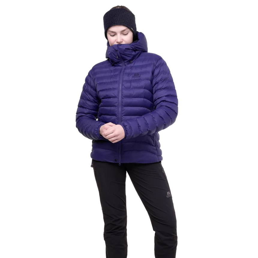 Mountain Equipment Superflux Women's Jacket in Amethyst/Cosmos - Full Length Side