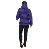 Mountain Equipment Superflux Women's Jacket in Amethyst/Cosmos - Hood Up Front