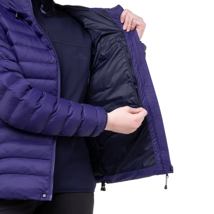 Mountain Equipment Superflux Women's Jacket in Amethyst/Cosmos - Inner Pocket