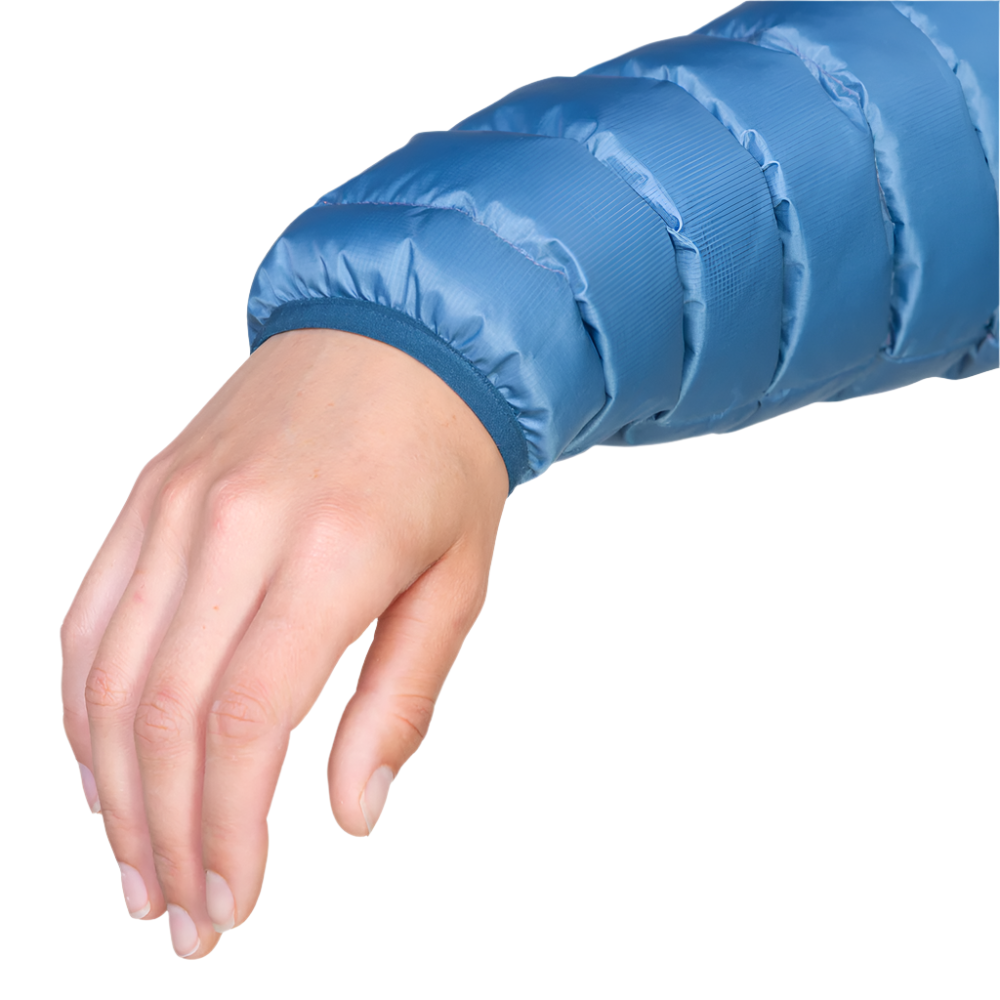 Mountain Equipment Superflux Women's Jacket in Majolica/Stellar - Cuff