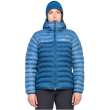 Mountain Equipment Superflux Women's Jacket in Majolica/Stellar - Full Length Front