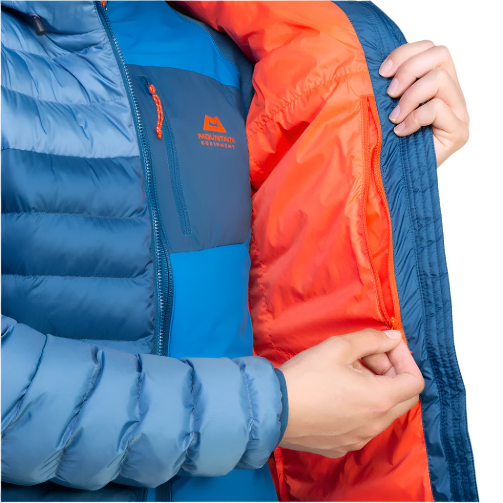 Mountain Equipment Superflux Women's Jacket in Majolica/Stellar - Inner Zipped Pocket