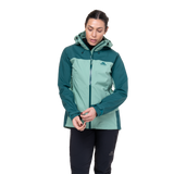 Mountain Equipment Tacul Women's Jacket in Lichen/Deep Teal - Cuff