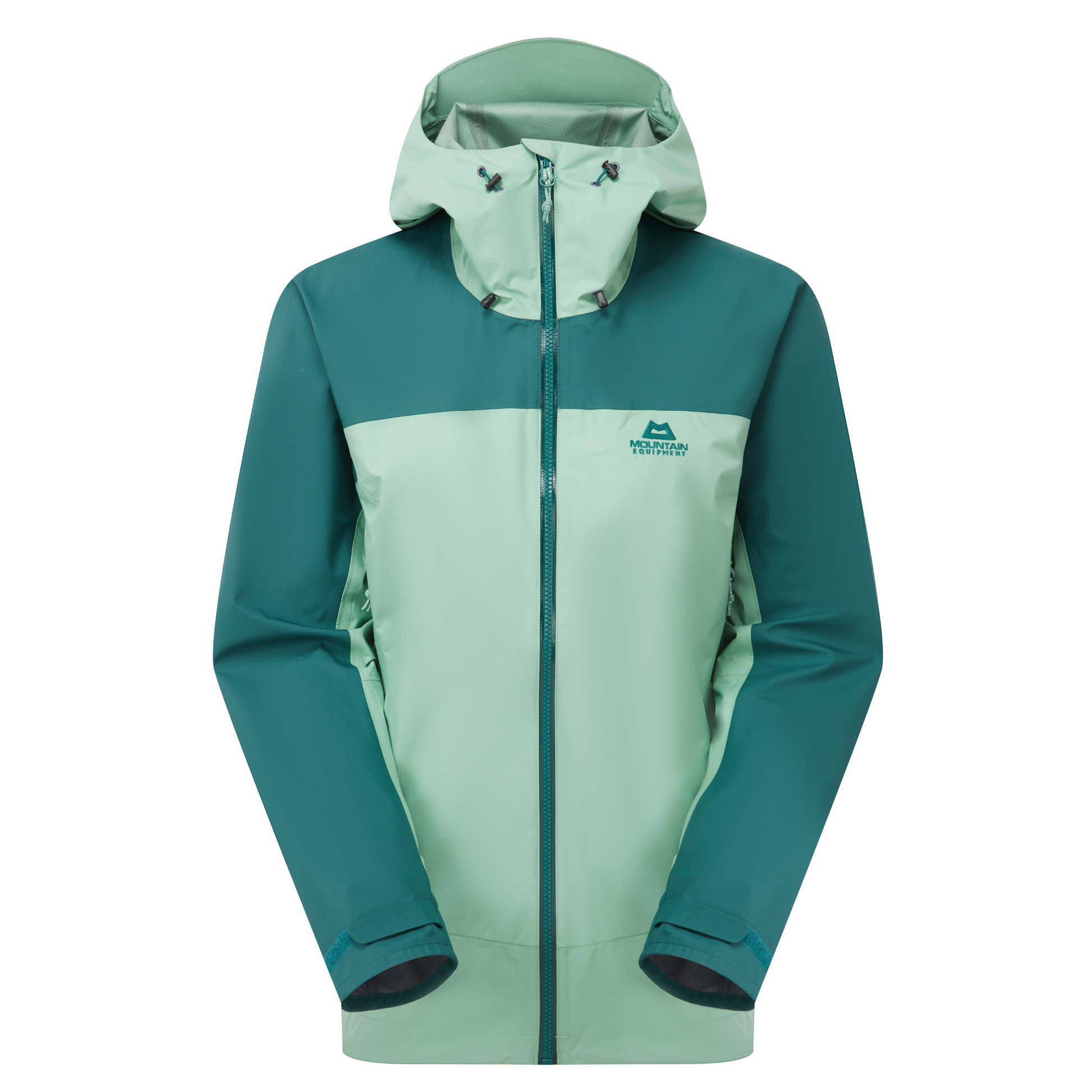 Mountain Equipment Tacul Women's Jacket in Lichen/Deep Teal - Front