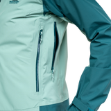Mountain Equipment Tacul Women's Jacket in Lichen/Deep Teal - Pockets