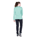Mountain Equipment Tempi Women's LS Tee in Aqua - Side view