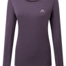 Mountain Equipment Tempi Women's LS Tee in Nightshade - Flat front