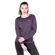 Mountain Equipment Tempi Women's LS Tee in Nightshade - Front view