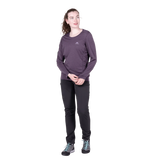 Mountain Equipment Tempi Women's LS Tee in Nightshade - Side view