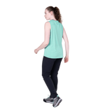 Mountain Equipment Tempi Women's Tank in Aqua - Back view