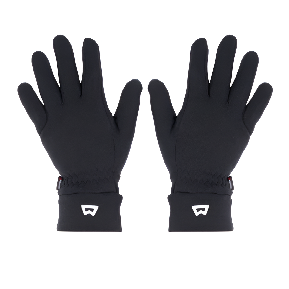 Mountain Equipment Touch Screen Gloves in Black - Back of Hand