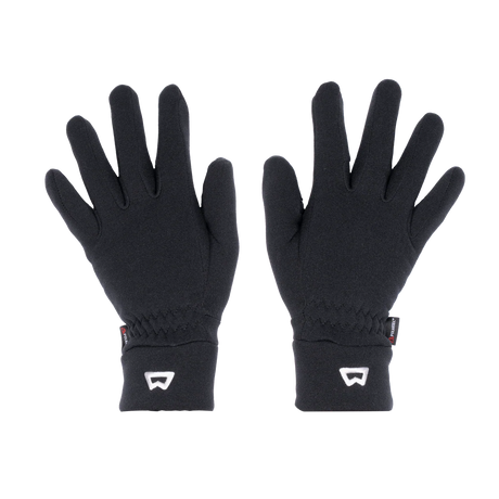 Mountain Equipment Touch Screen Grip Women's Gloves in Black - Palm and Back of Hand