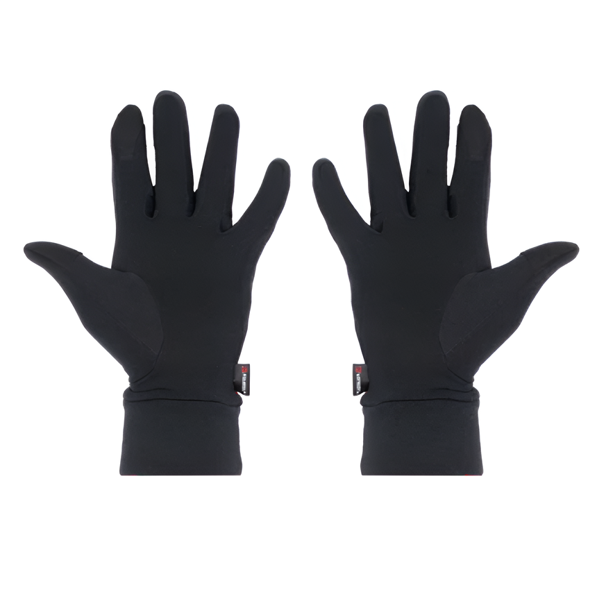 Mountain Equipment Touch Screen Women's Gloves in Black - Back of Hand