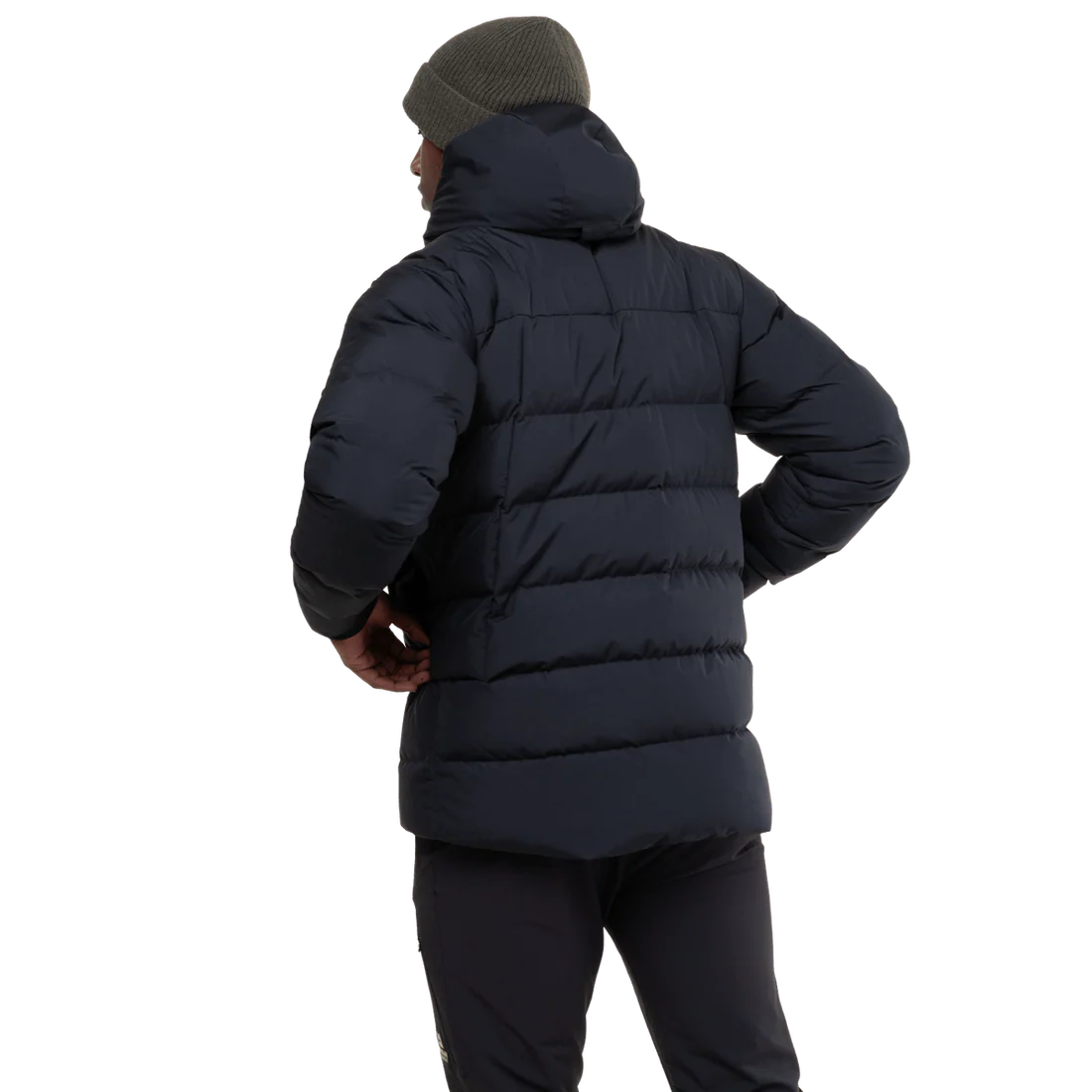 Mountain Equipment Tromso Men's Jacket in Black - Back Fit
