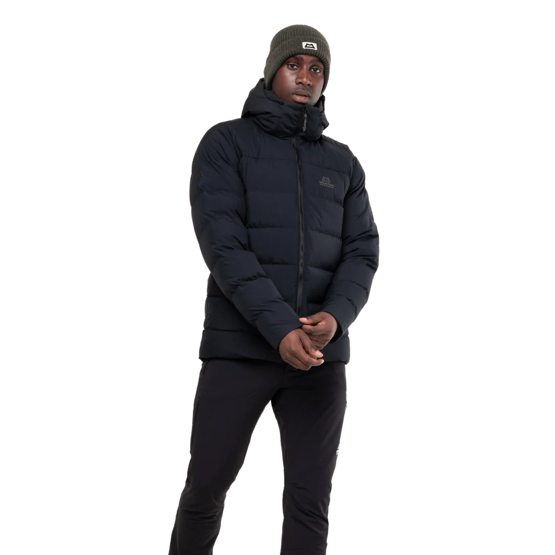 Mountain Equipment Tromso Men's Jacket in Black - Front Fit