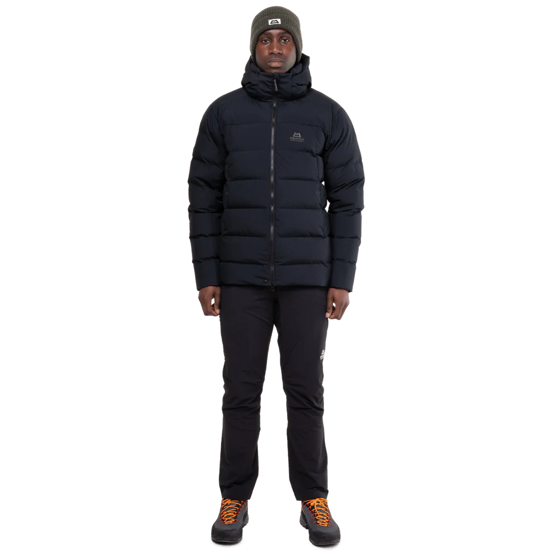 Mountain Equipment Tromso Men's Jacket in Black - Front Fit