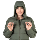 Mountain Equipment Tromso Women's Jacket in Buckthorn - Collar Detail