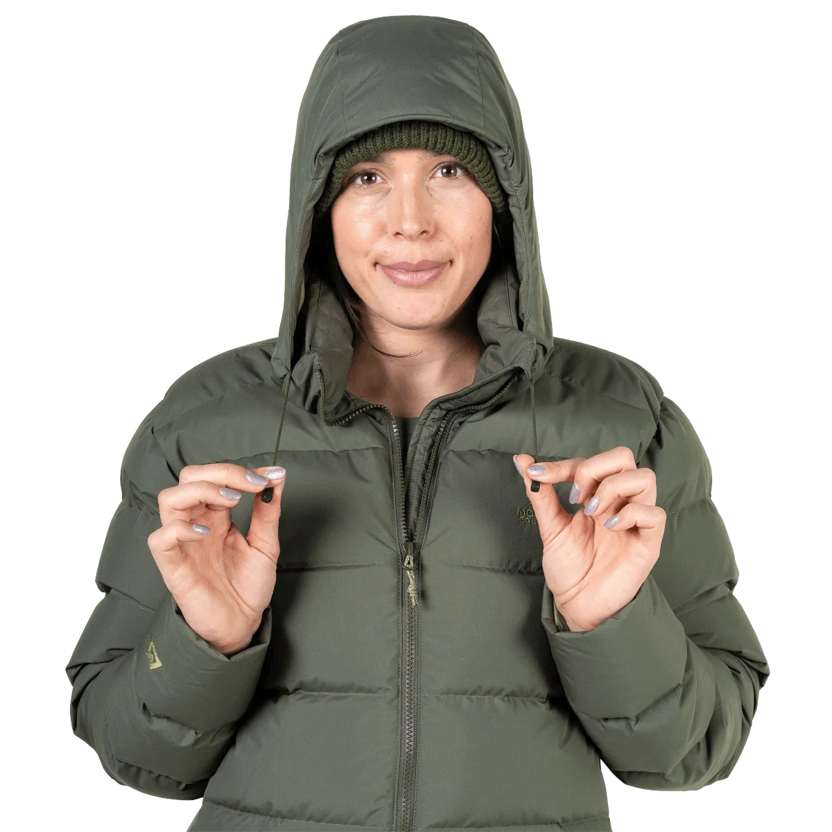 Mountain Equipment Tromso Women's Jacket in Buckthorn - Collar Detail