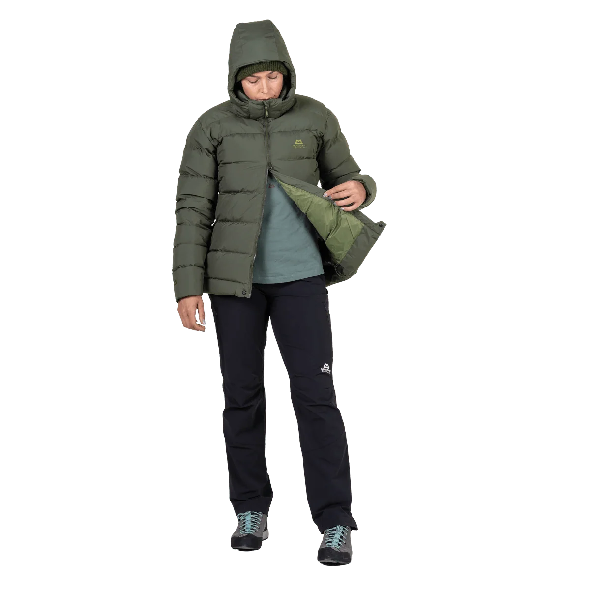 Mountain Equipment Tromso Women's Jacket in Buckthorn - On Model Walking