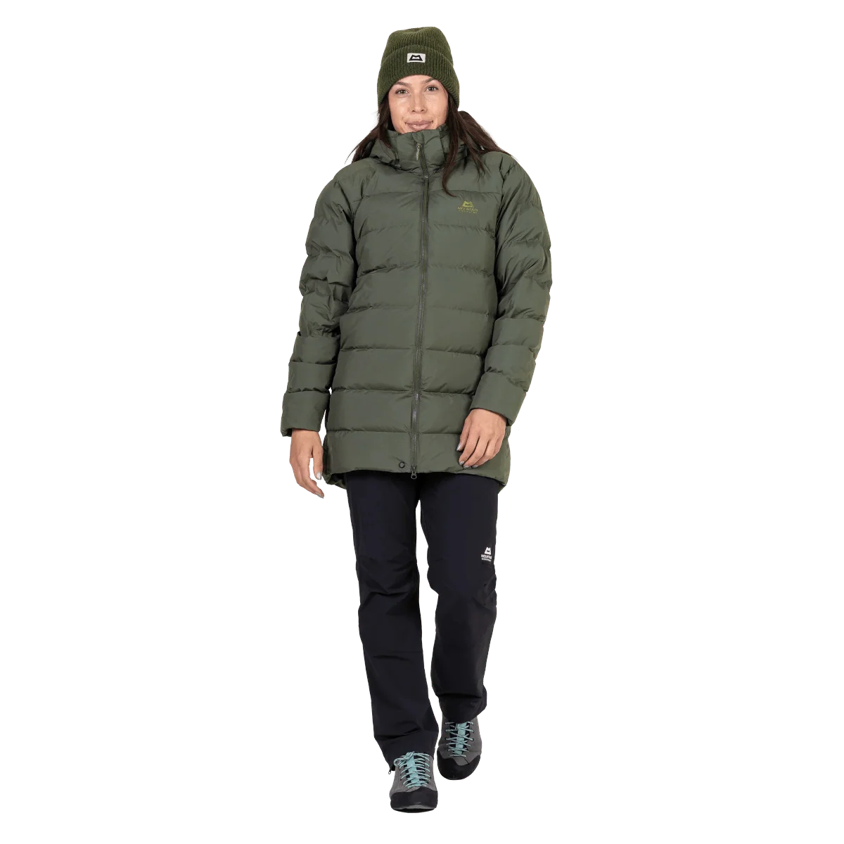 Mountain Equipment Tromso Women's Parka in Buckthorn - On Model Walking