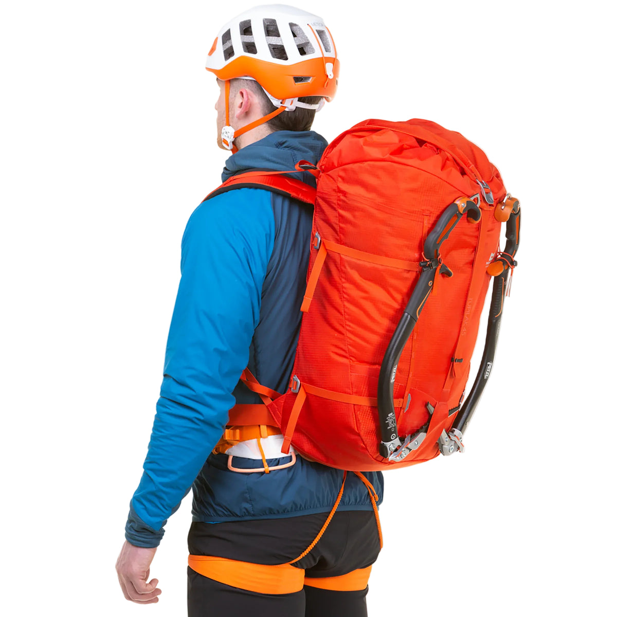 Mountain Equipment Tupilak 45+ Backpack in Magma - Back View on Model