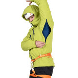 Mountain Equipment Tupilak Men's GORE-TEX Jacket in Vine Green - Hood Up Model