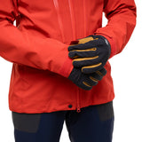 Mountain Equipment Tupilak Women's GORE-TEX Jacket in Chili Red - Walking View on Model