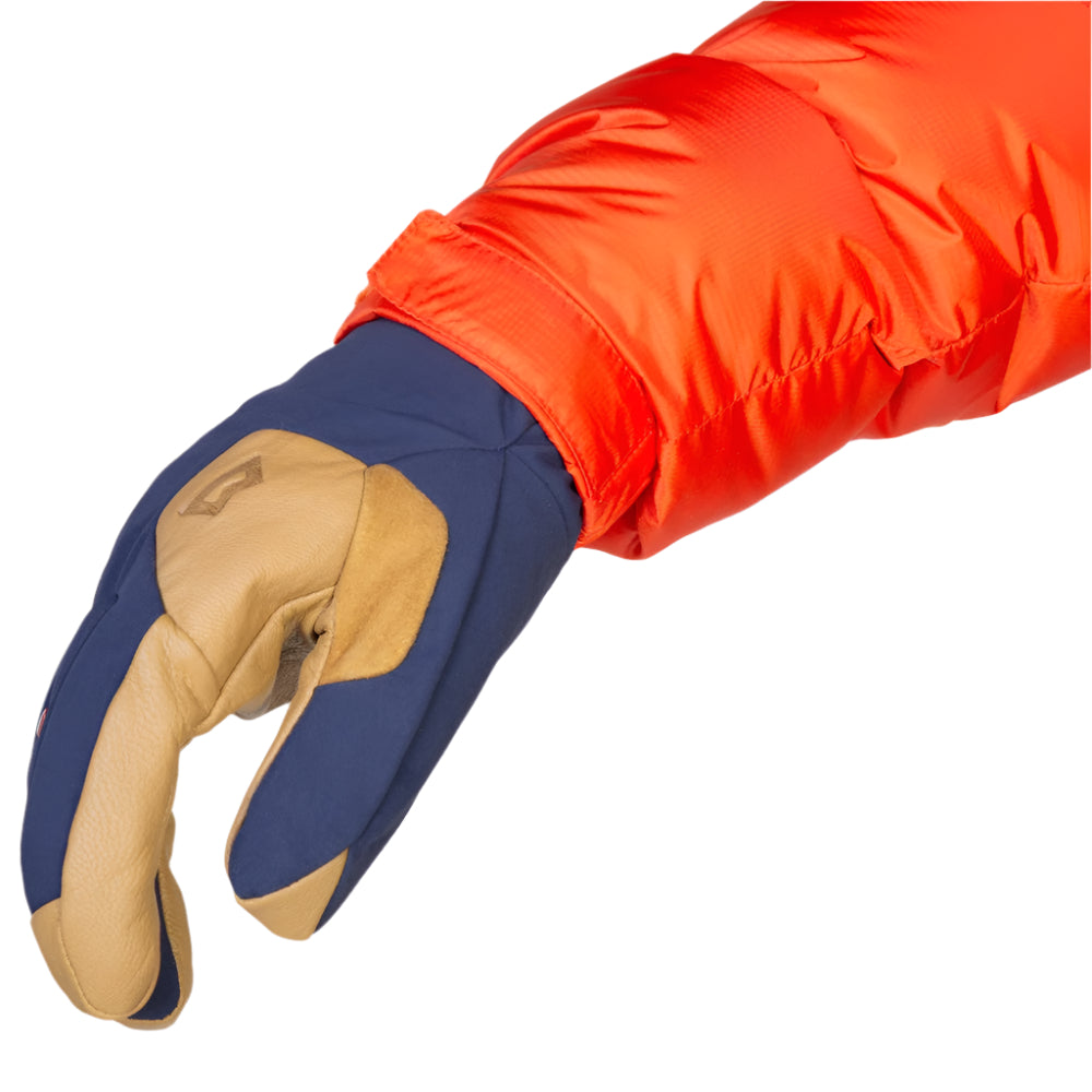 Mountain Equipment Vega Men's Jacket in Atlantic/Cosmos - Cuff Detail
