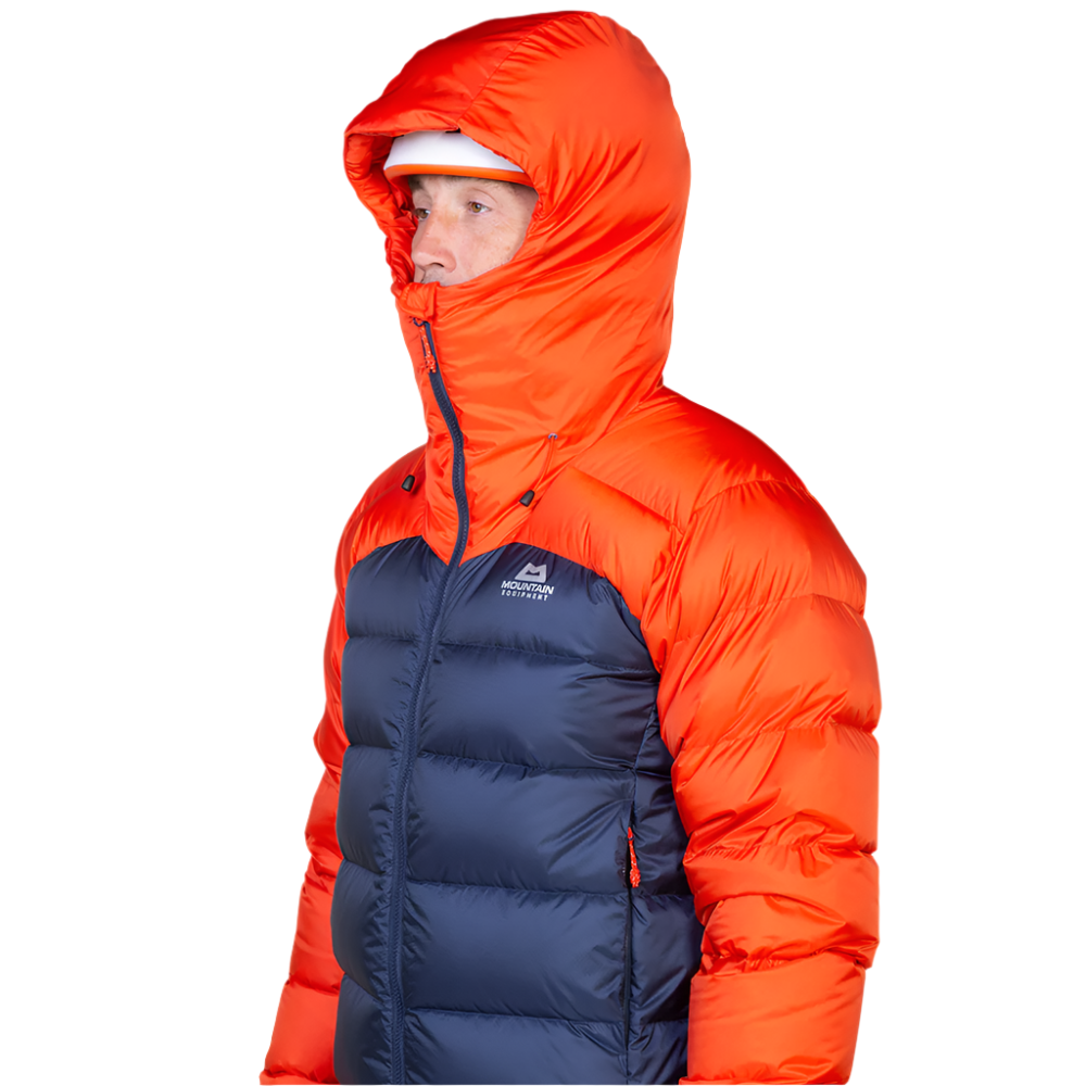 Mountain Equipment Vega Men's Jacket in Atlantic/Cosmos - On Model Side