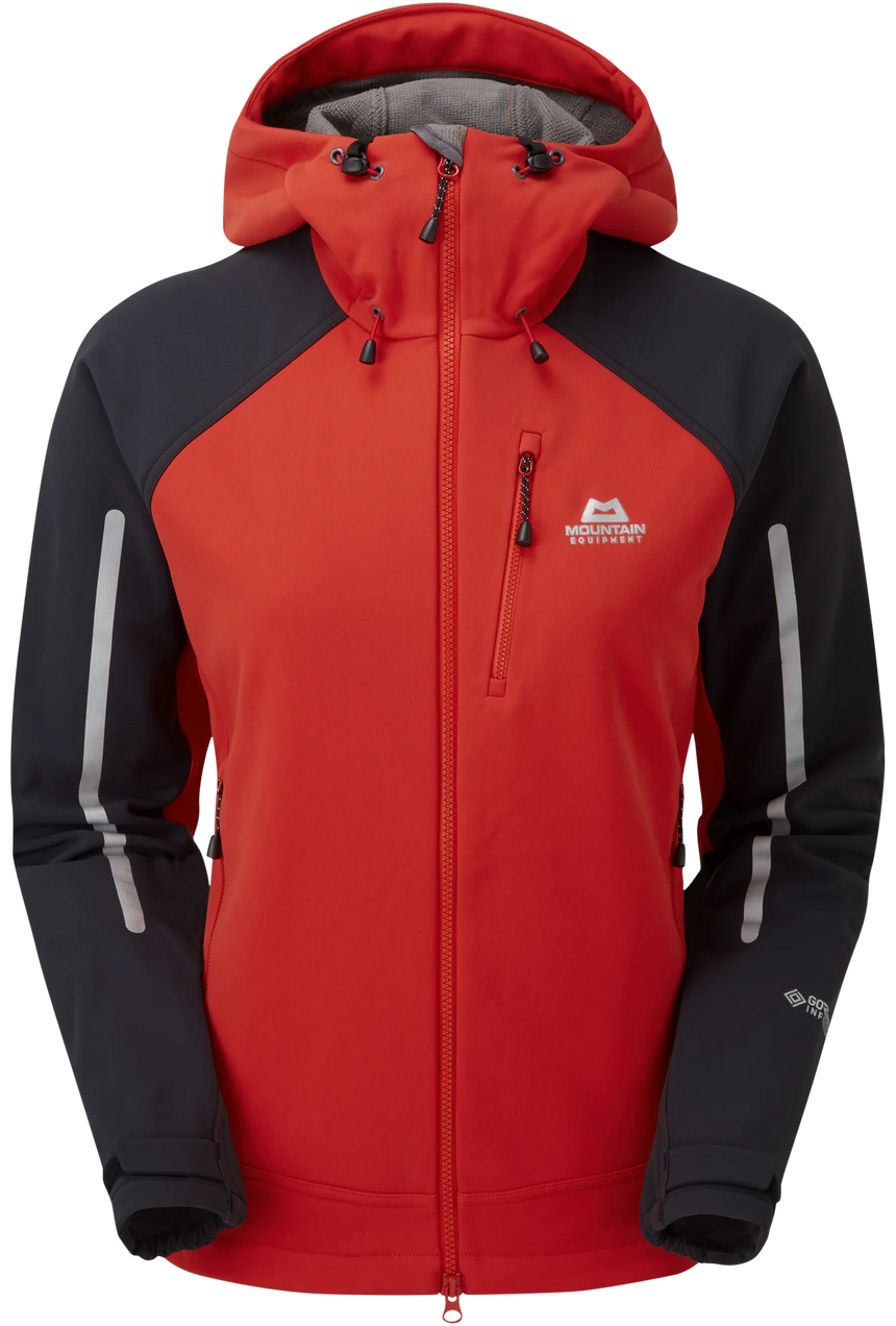 Mountain Equipment Vulcan MRT Women's Jacket in Imperial Red/Black - Front
