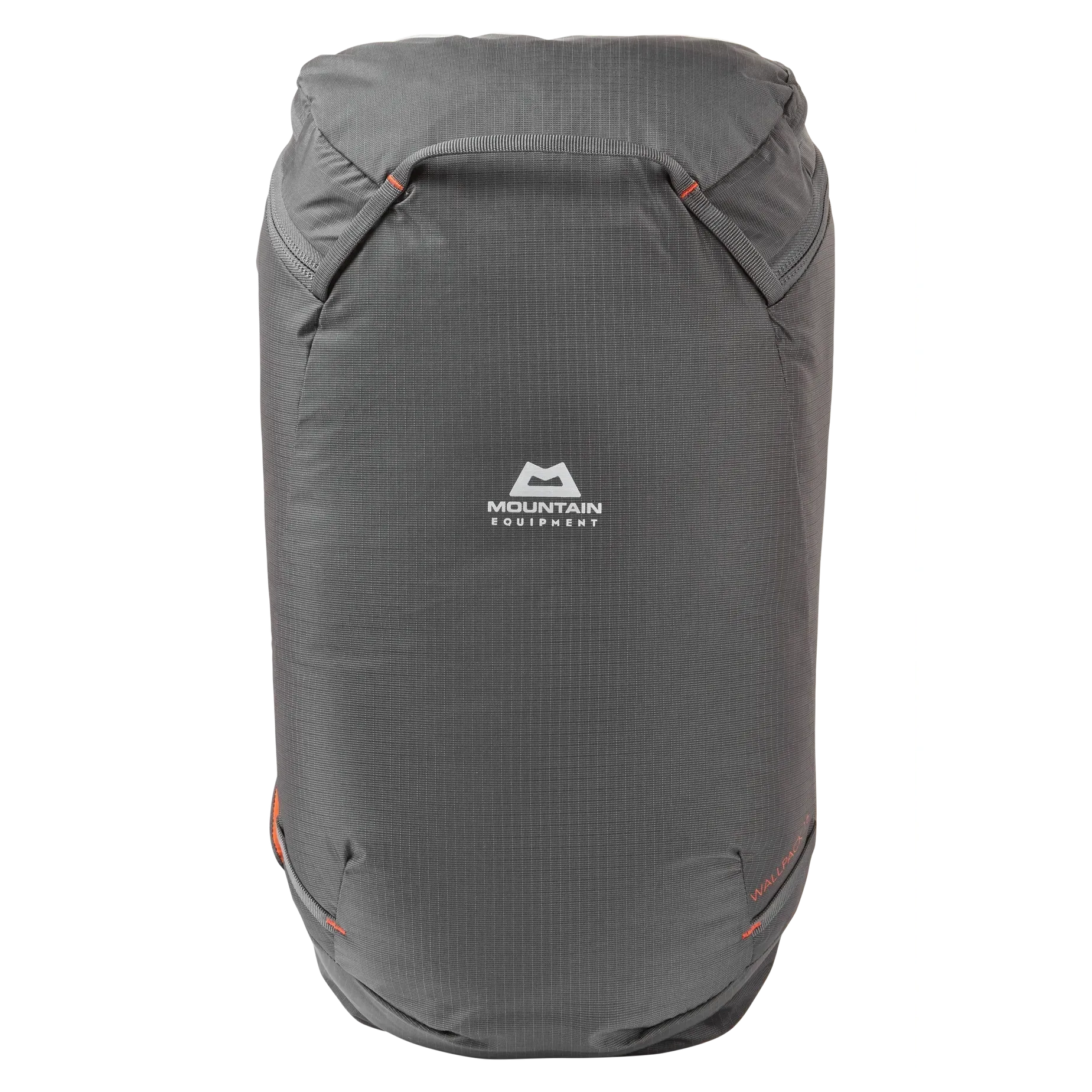 Mountain Equipment Wallpack 16 Backpack in Anvil/Cardinal Orange - Back
