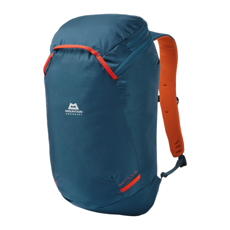 Mountain Equipment Wallpack 20 Backpack in Alto Blue - Front Angle