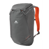Mountain Equipment Wallpack 20 Backpack in Anvil/Cardinal Orange - Front Angle