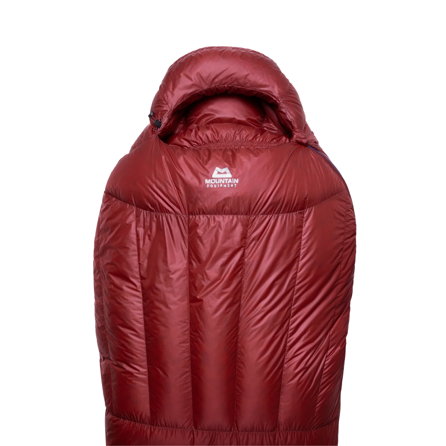 Mountain Equipment Xenith III Sleeping Bag in Merlot - Collar